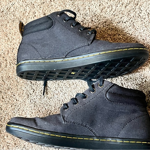 Dr. Martens - Belmont Ankle Boots in Black (canvas) - Picture 3 of 7
